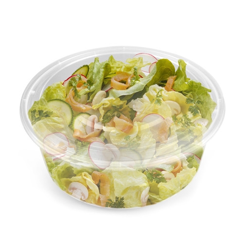  Plastic Round Disposable pp Fast Food Container