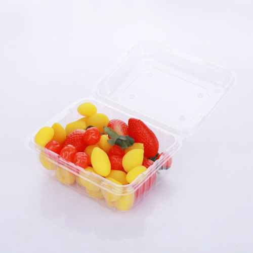  Clamshell Plastic Fruit Packaging Box For Strawberry