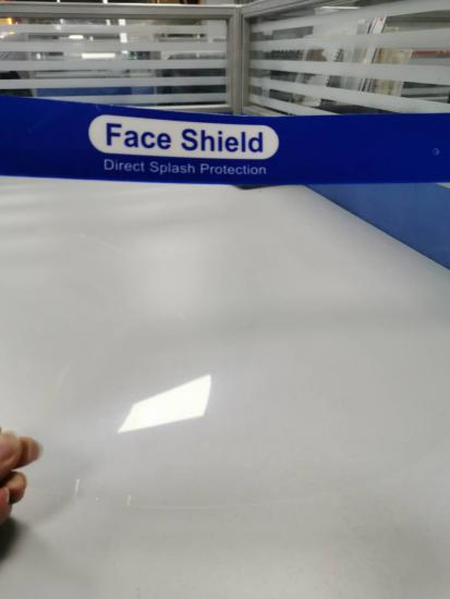  clear plastic anti fog PET material for face shield